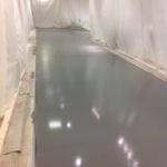 stained floor surface