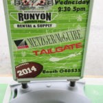 WOC 2014 - tailgate sign