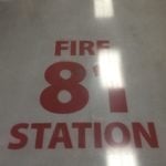 Fire Station Stencil