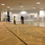 pouring TRU via pump hose