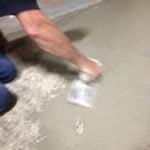 Smoothing Remaining Skim Coat