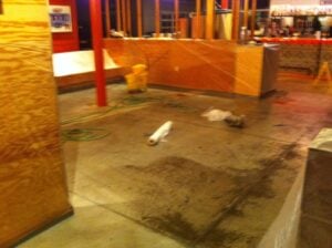 Torchy's Taco Shop Floor - before