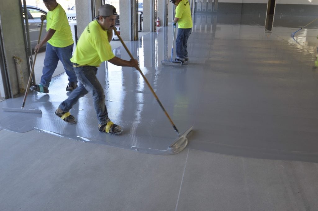 texas-motor-speedway-applying-spartacote-concrete-coatings