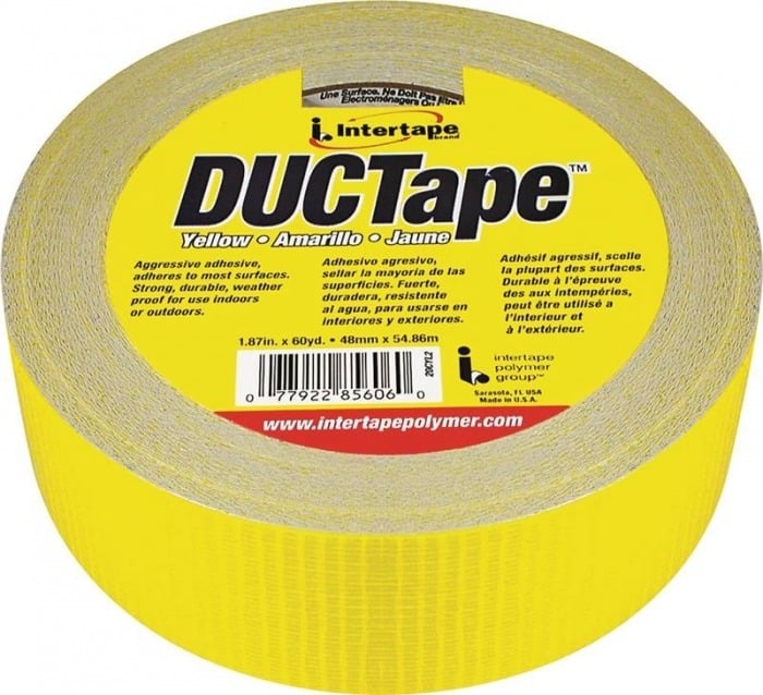 Yellow Poly Duct Tape Runyon Surface Prep
