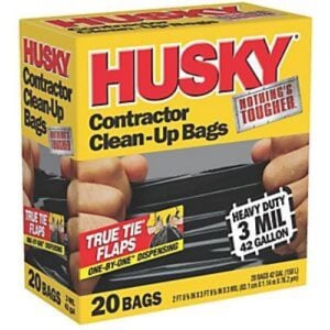 Husky Trash Bags - 20 per box