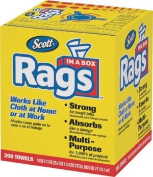 Multi-Purpose Rags In A Box - 200 ct
