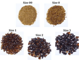 ASG Amber Brown Terrazzo Glass