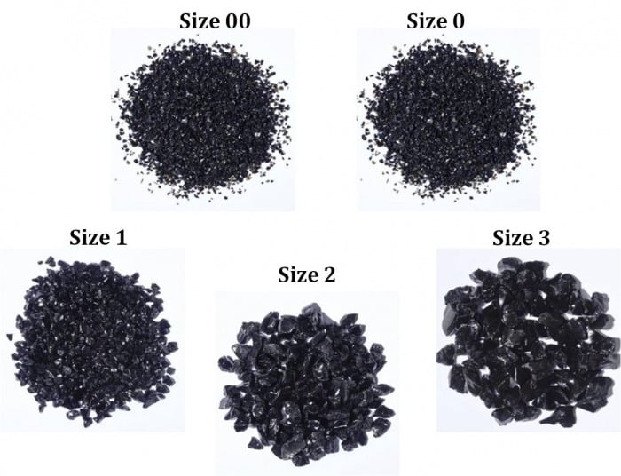 ASG Black Terrazzo Glass