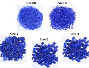 ASG Dark Blue Terrazzo Glass