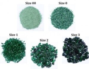 ASG Dark Green Terrazzo Glass