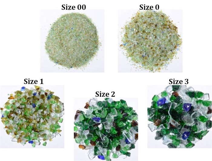 TERRAZZO RECYCLED GLASS CHIPS 