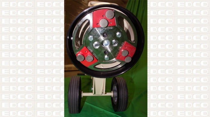 EDCO TL-9 Magna-Trap 9" Turbo-Lite Grinder - Image 4