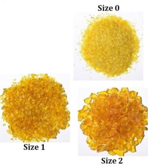 ASG Flat Yellow Terrazzo Glass