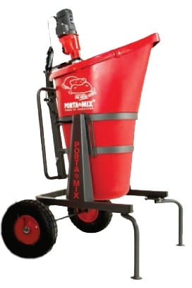 PORTAMIX MEGA HIPPO with Dust Control and Tires