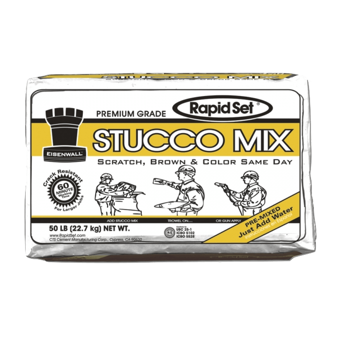 CTS Rapid Set 50 Pound Bag Stucco Mix