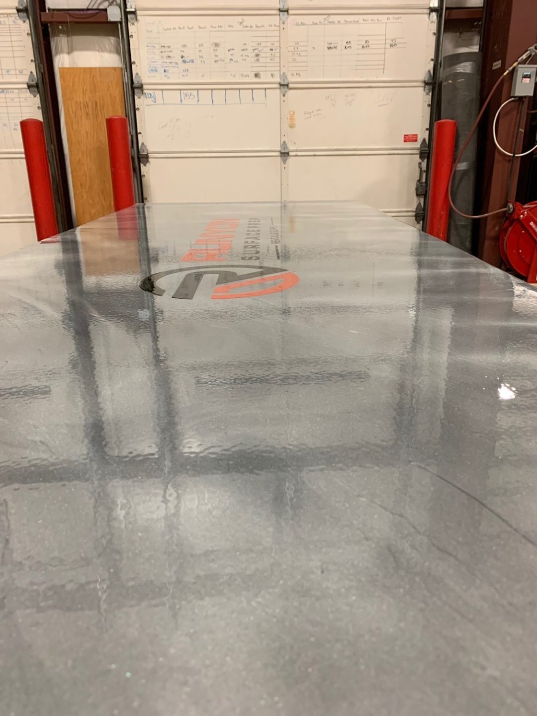 How To Build a DIY Epoxy TableTop Workbench Runyon Surface Prep