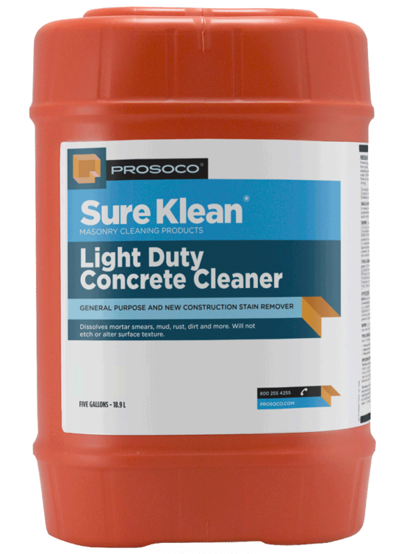 Prosoco Light Duty Concrete Cleaner Runyon Surface Prep