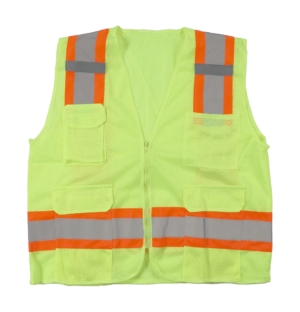 ANSI Class 2 Mesh Lime Surveyor Vest