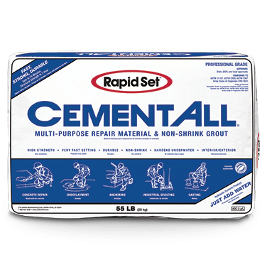 CTS Rapid Set 55 Pound Bag Cement All Grout - Runyon Surface Prep