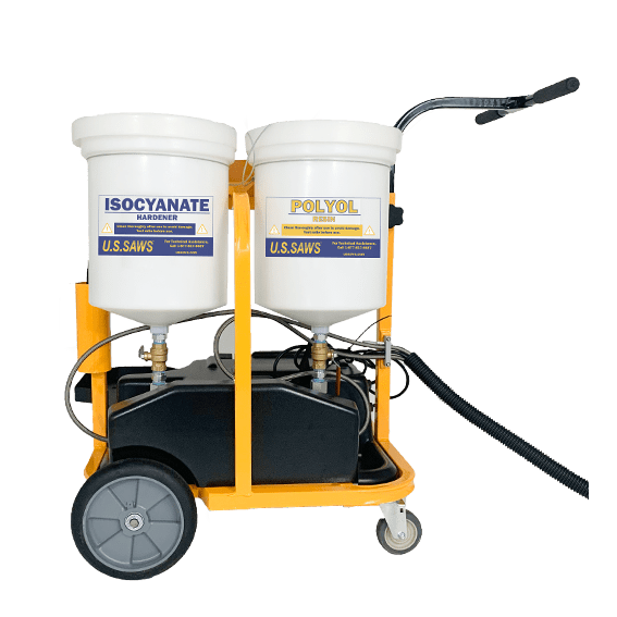 US Saws One Man Polymer Pump Runyon Surface Prep