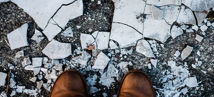 concrete surface defects