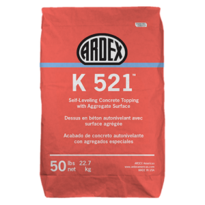 ARDEX K 521 Self-Leveling Concrete Topping with Aggregate Surface