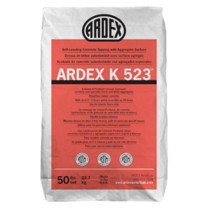 ARDEX K 523 Self-Leveling Concrete Topping with Aggregate Surface