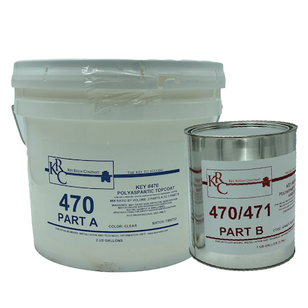 Key Resin #470 POLYASPARTIC 3 GAL KIT