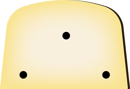 SURFACE ONE QUICK SLIDE 2-1/2 ROUND PCD W/ ARROW LH WHITE - Image 2