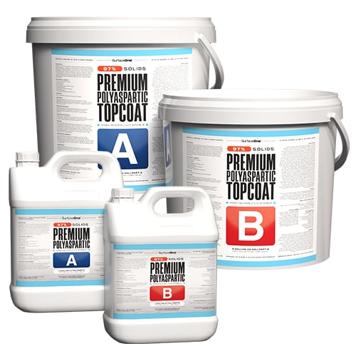 SURFACE ONE POLYASPARTIC 97% CLEAR KIT